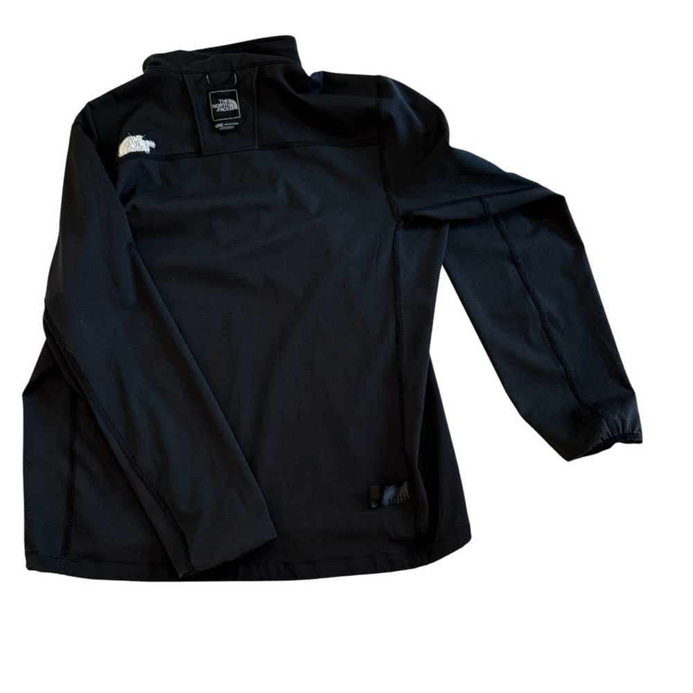 The North Face pullover windbreaker 1/4 zip stand collar hidden chest pocket - Picture 13 of 15